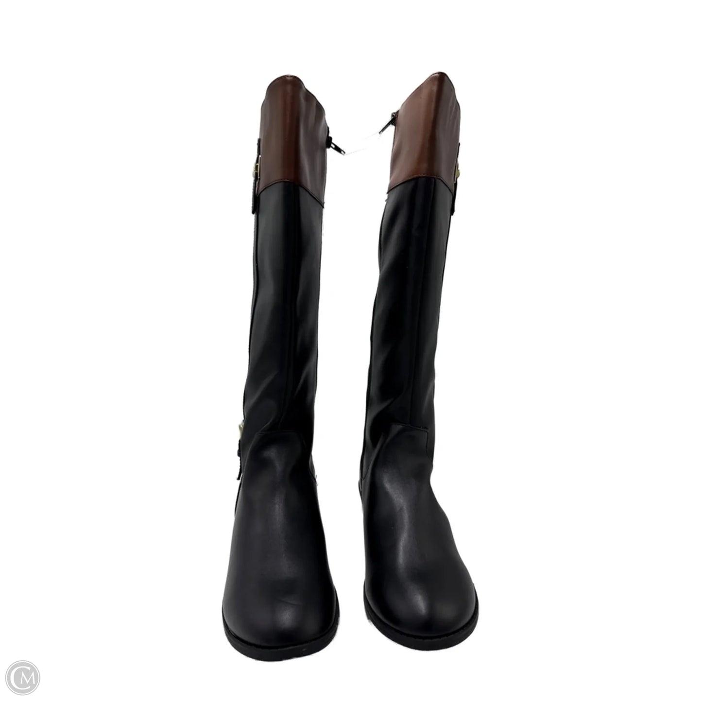 Boots Knee Heels By Karen Scott In Black, Size: 12