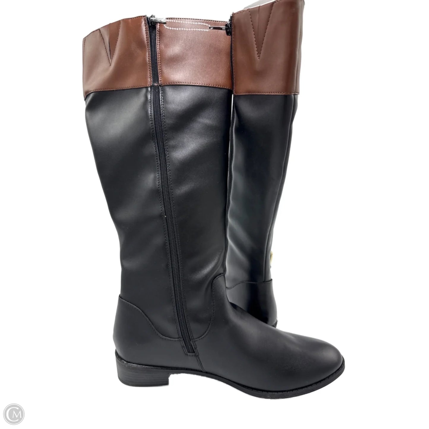 Boots Knee Heels By Karen Scott In Black, Size: 12