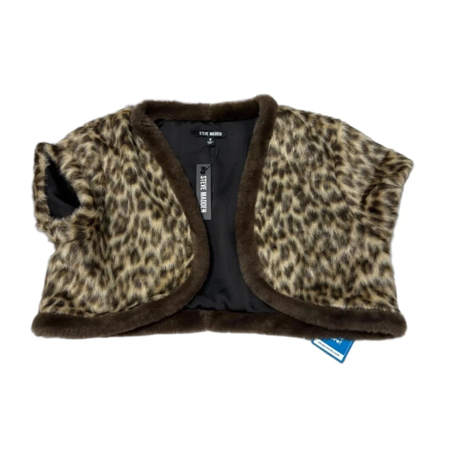 New! Cardigan By Steve Madden In Animal Print, Size: S