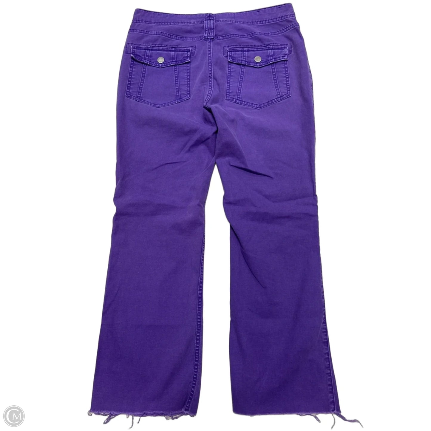Pants Cropped By Pilcro In Purple, Size: 6