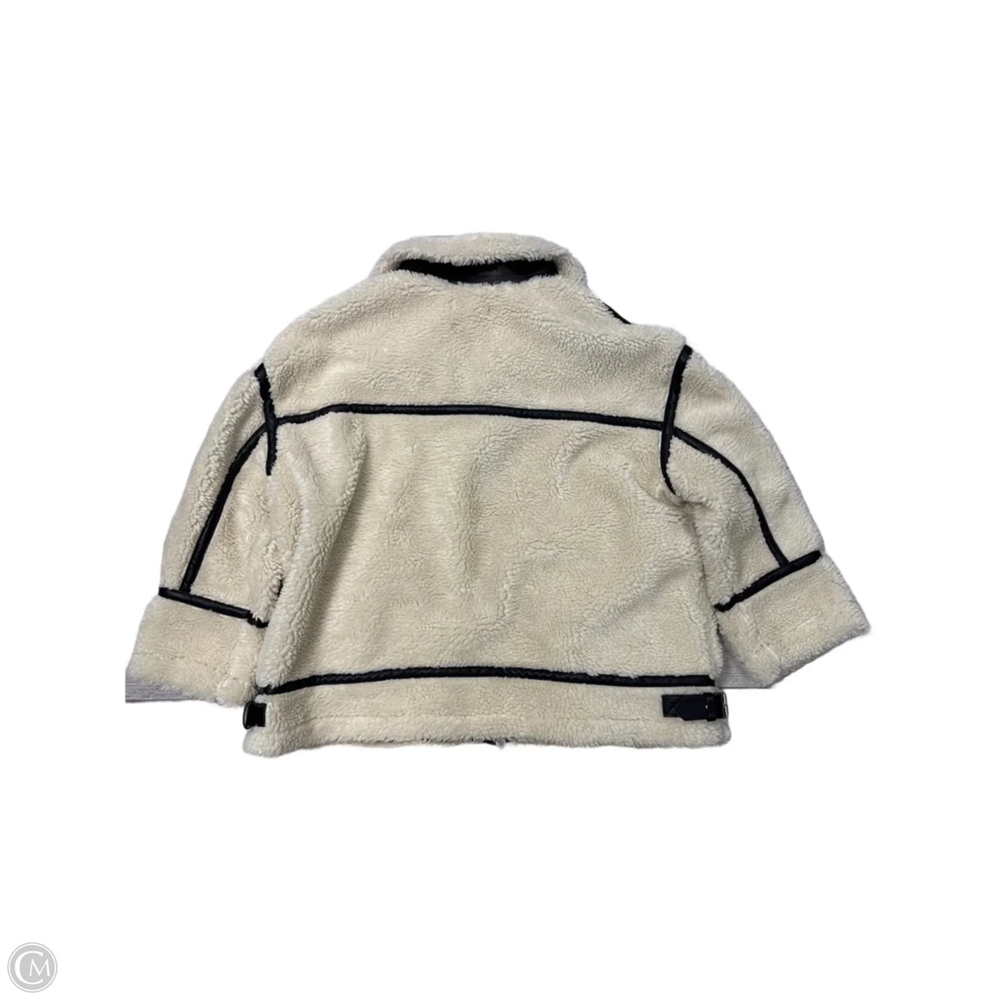 Coat Faux Fur & Sherpa By And Now This In Cream, Size: 2x