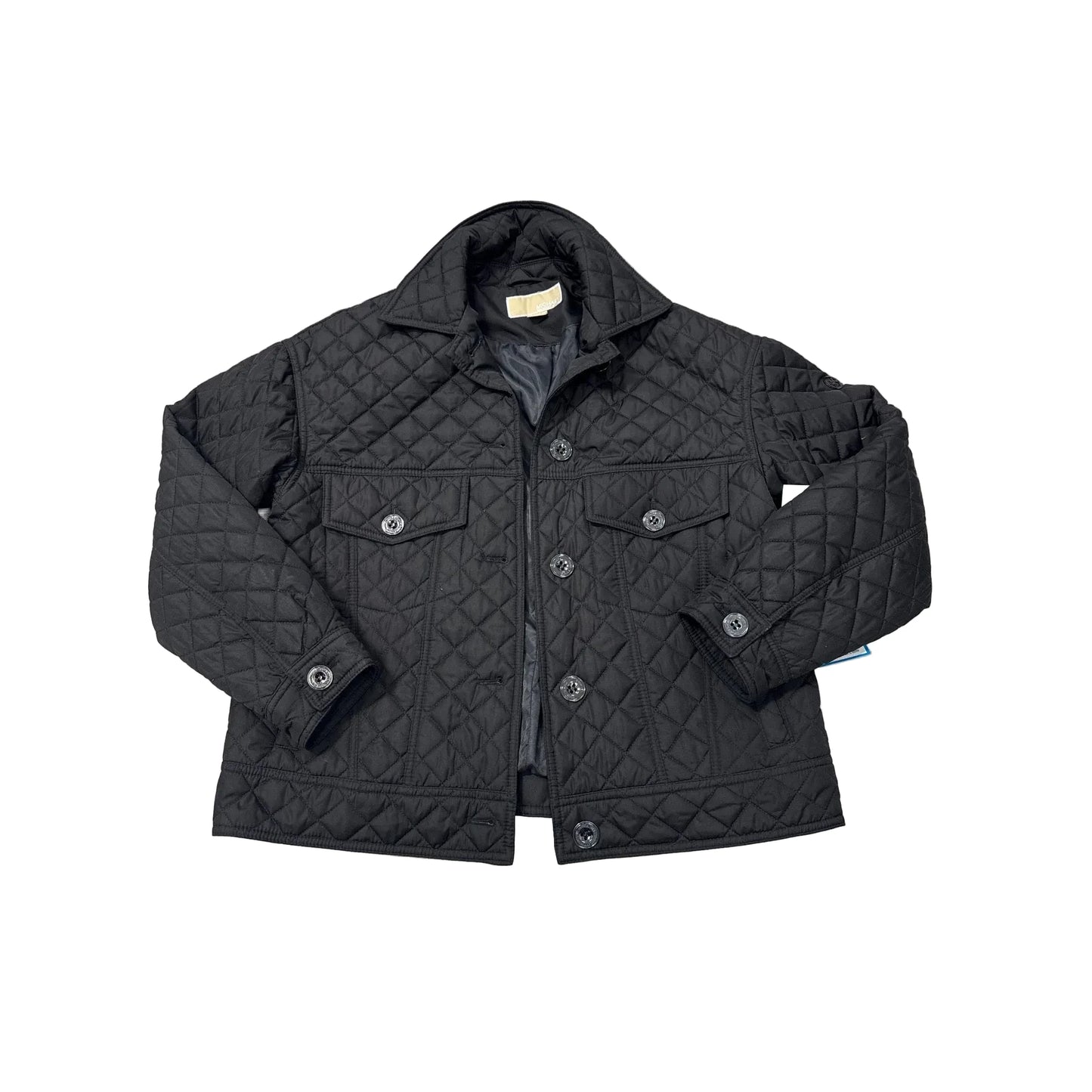 Coat Designer By Michael Kors In Black, Size: M