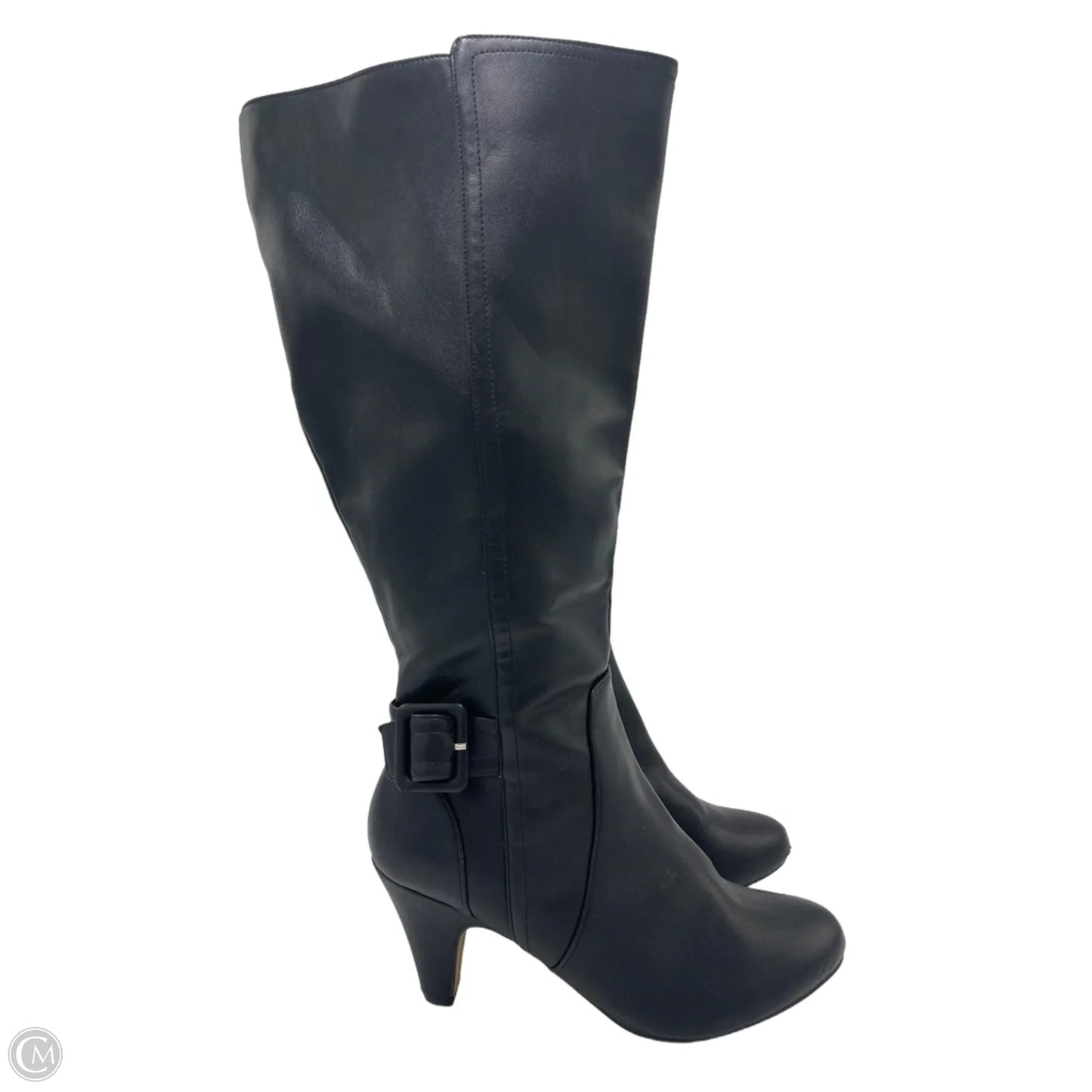 Boots Knee Heels By Bella Vita In Black, Size: 9.5