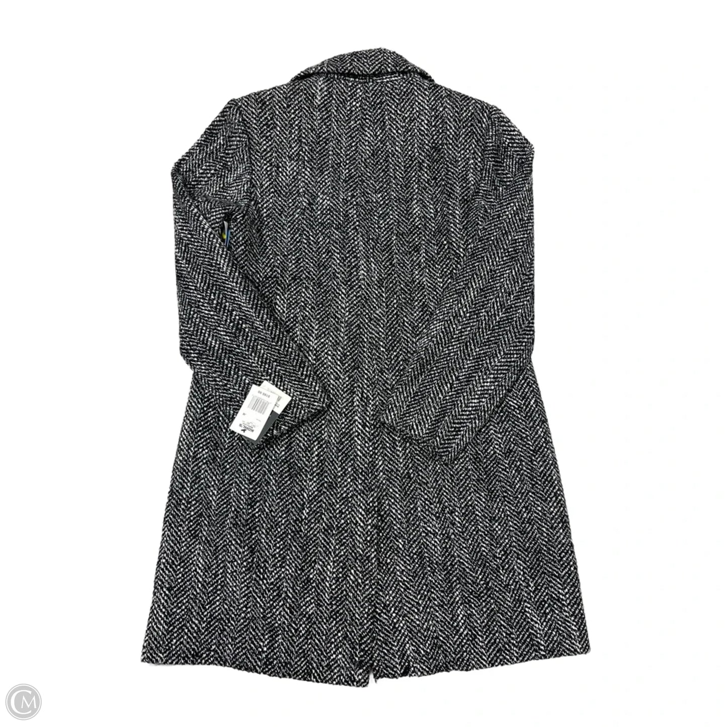 New! Coat Peacoat By Nine West In Black & White, Size: L