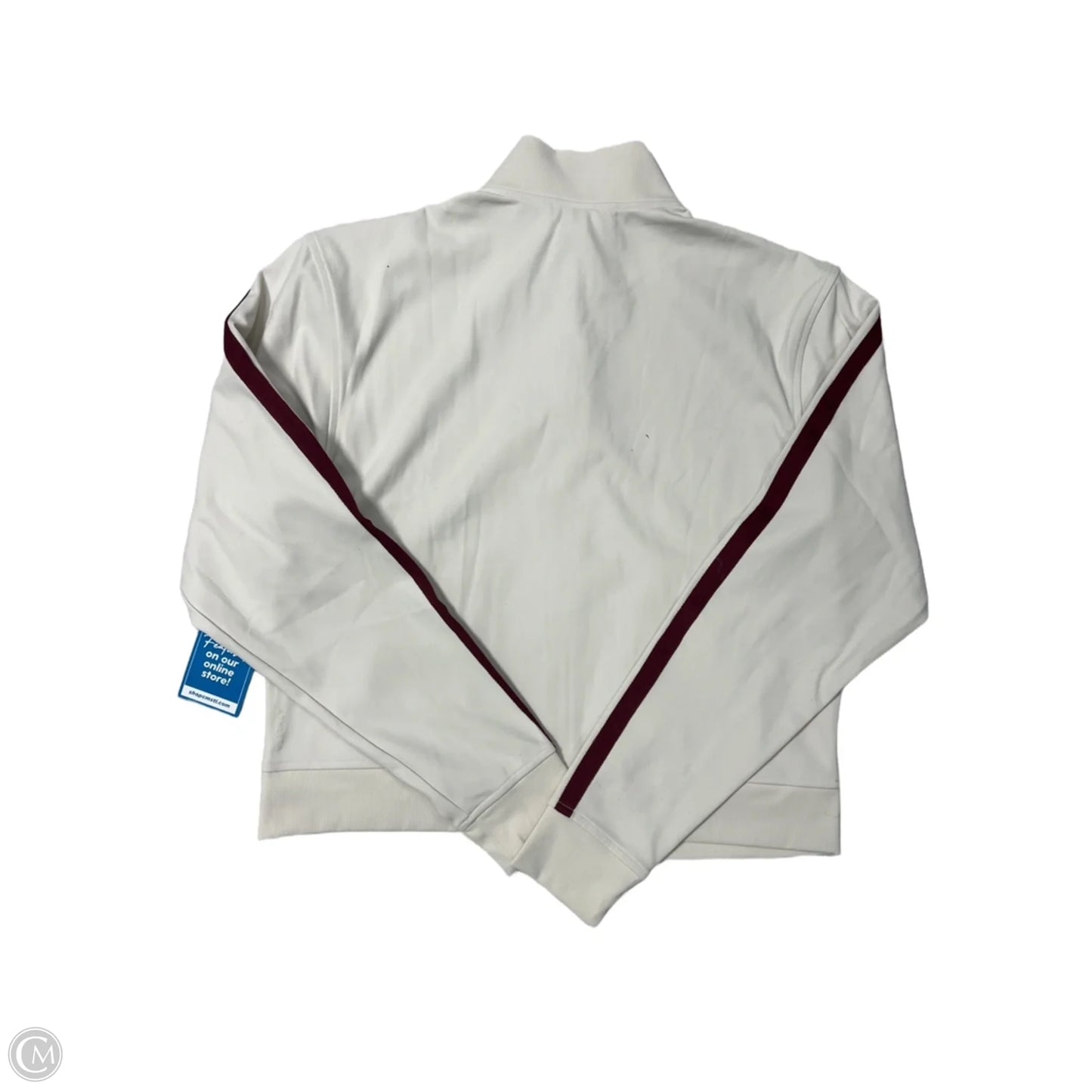 Athletic Jacket By Athleta In Cream, Size: M