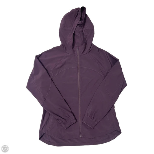 Athletic Jacket By Athleta In Purple, Size: M