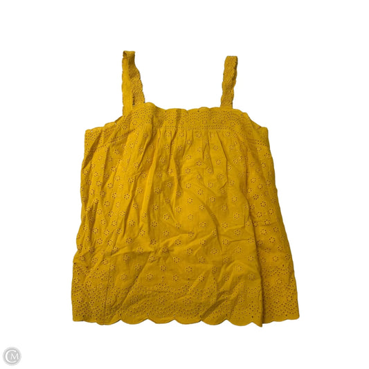 Tank Top By Daniel Rainn In Yellow, Size: M