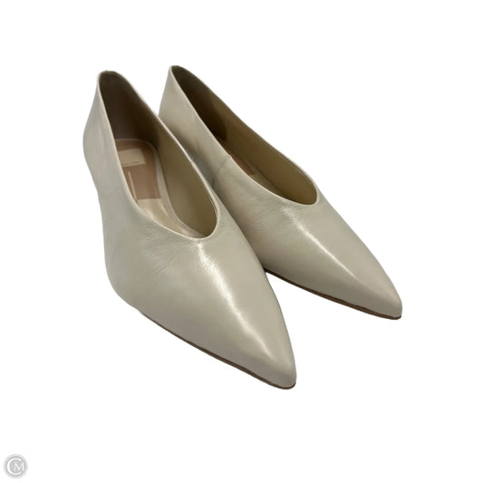 Like New! Shoes Heels Kitten By Dolce Vita In White, Size: 8.5