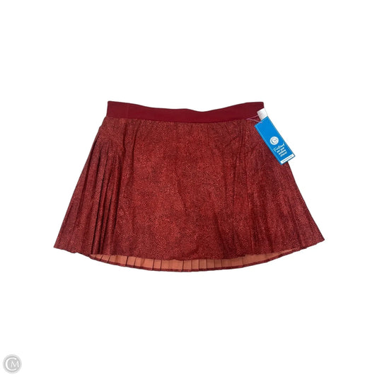 Athletic Skort By Spanx In Red, Size: 3x