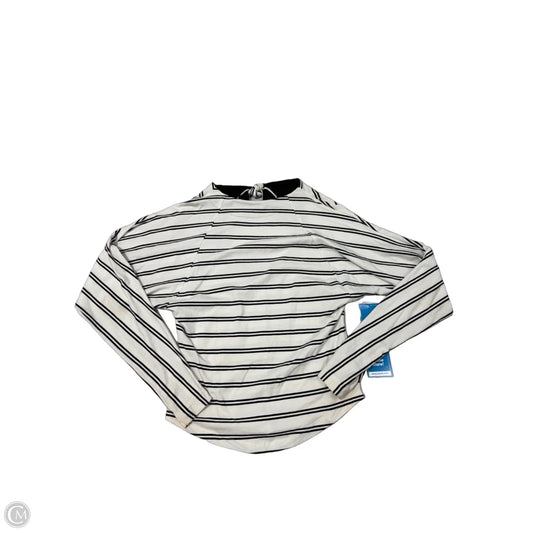 Top Long Sleeve By Free People In Black & White, Size: Xs