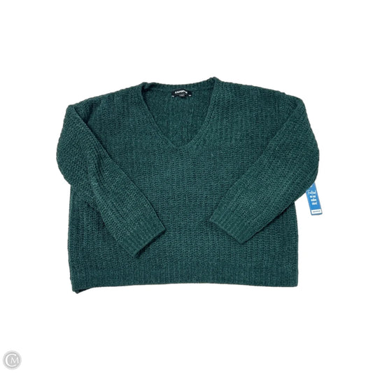 Express Sweater in Green, Size XS