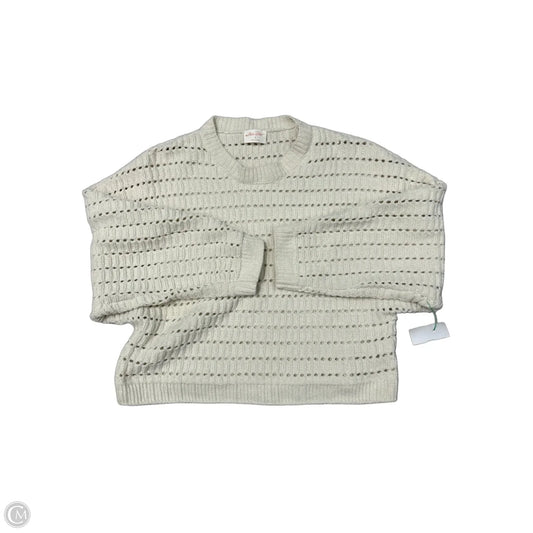 Sweater By Allie Rose In Cream, Size: S