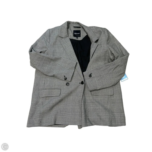 Blazer By Madewell In Black & White, Size: Xl