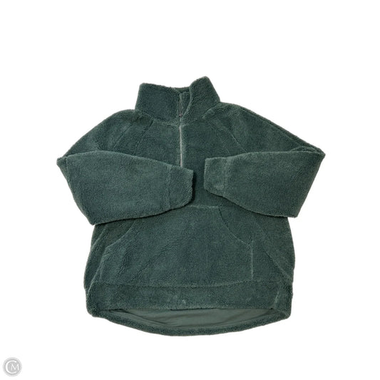 Athletic 1/2 Zip  By Lululemon In Green, Size: Xl