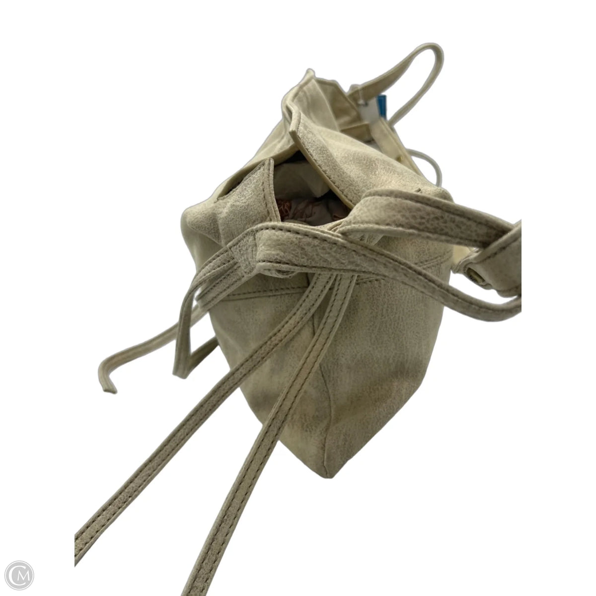 HOBO Promise Designer Handbag in Gold & Tan