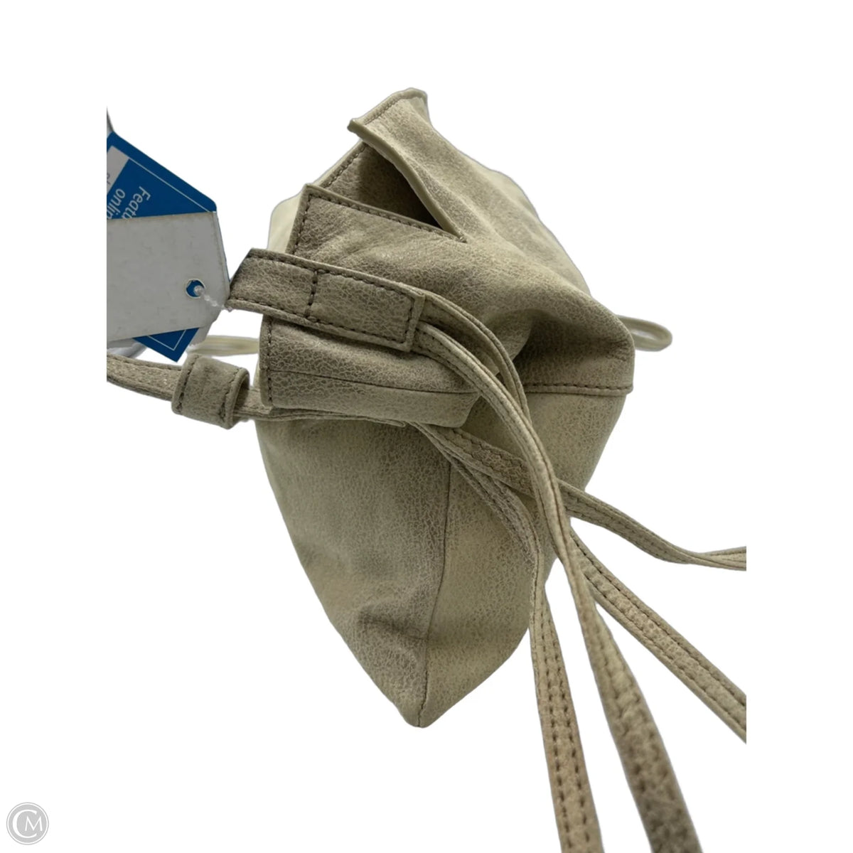 HOBO Promise Designer Handbag in Gold & Tan