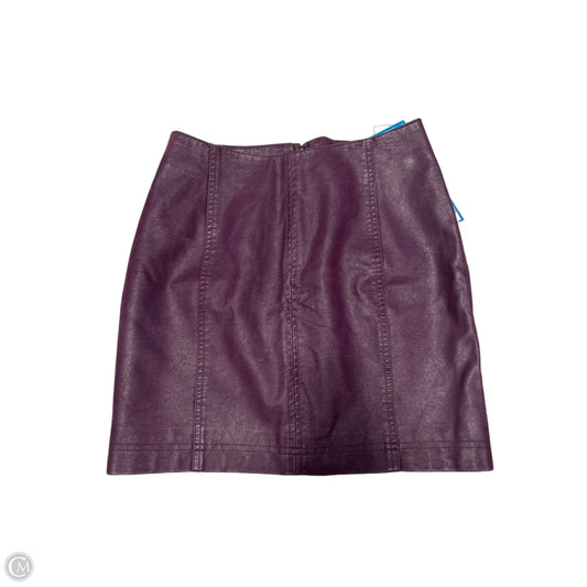 Free People Mini Skirt in Purple, Size 2