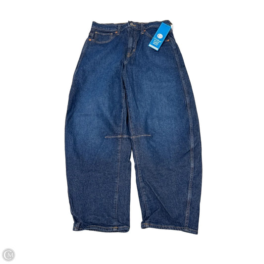 Gap Wide-Leg Jeans in Blue Denim, Size 8