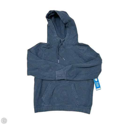Athletic Sweatshirt Hoodie By Lululemon In Blue, Size: S