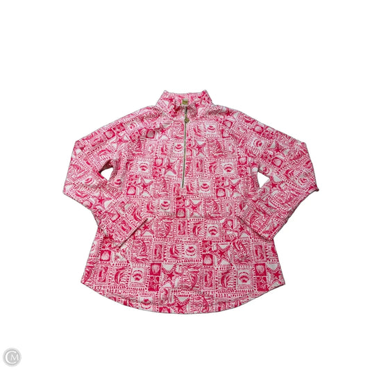 Top Long Sleeve Designer By Lilly Pulitzer In Pink, Size: L