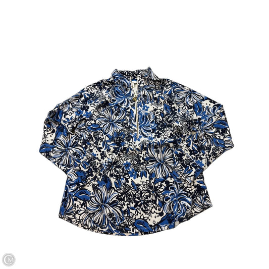 Top Long Sleeve Designer By Lilly Pulitzer In Floral Print, Size: L
