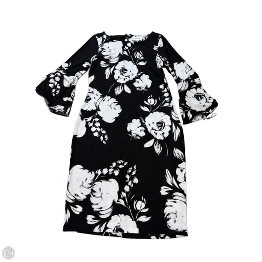 Dress Casual Midi By Calvin Klein In Floral Print, Size: M