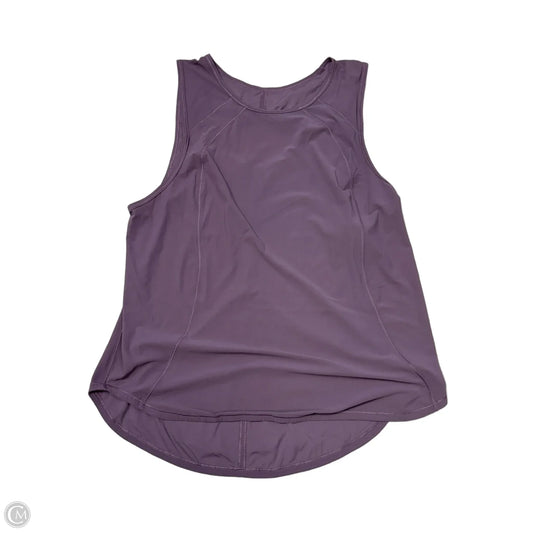 Athletic Tank Top By Lululemon In Purple, Size: M