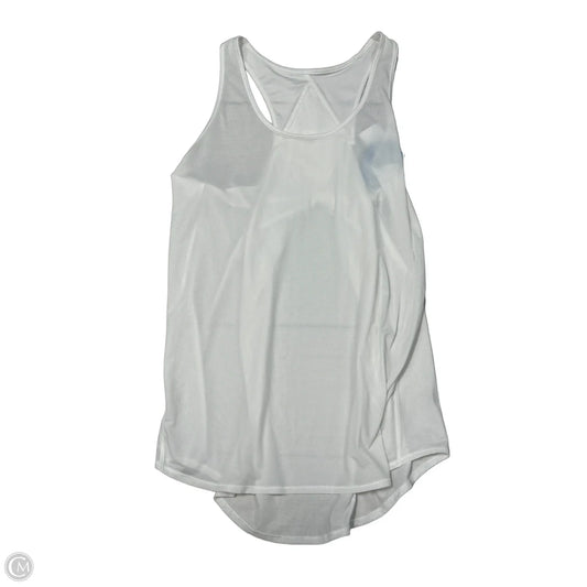 Athletic Tank Top By Lululemon In White, Size: M