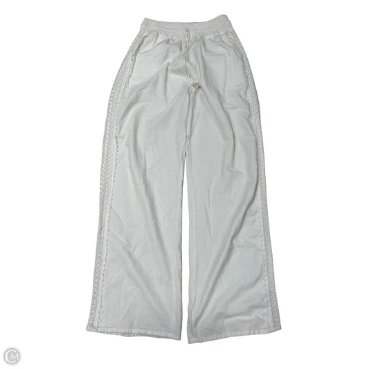 Seaspice Wide Leg Pants in White, Size M