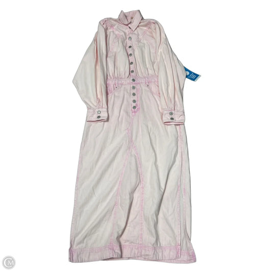 Dress Casual Maxi By Free People In Pink, Size: M