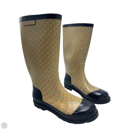 Vineyard Vines Rain Boots in Animal Print, Size 6