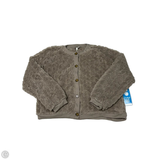 Cato Cardigan Sweater in Beige, Size XL