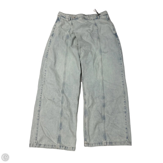 New! Zara Wide-Leg Jeans in Blue, Size M
