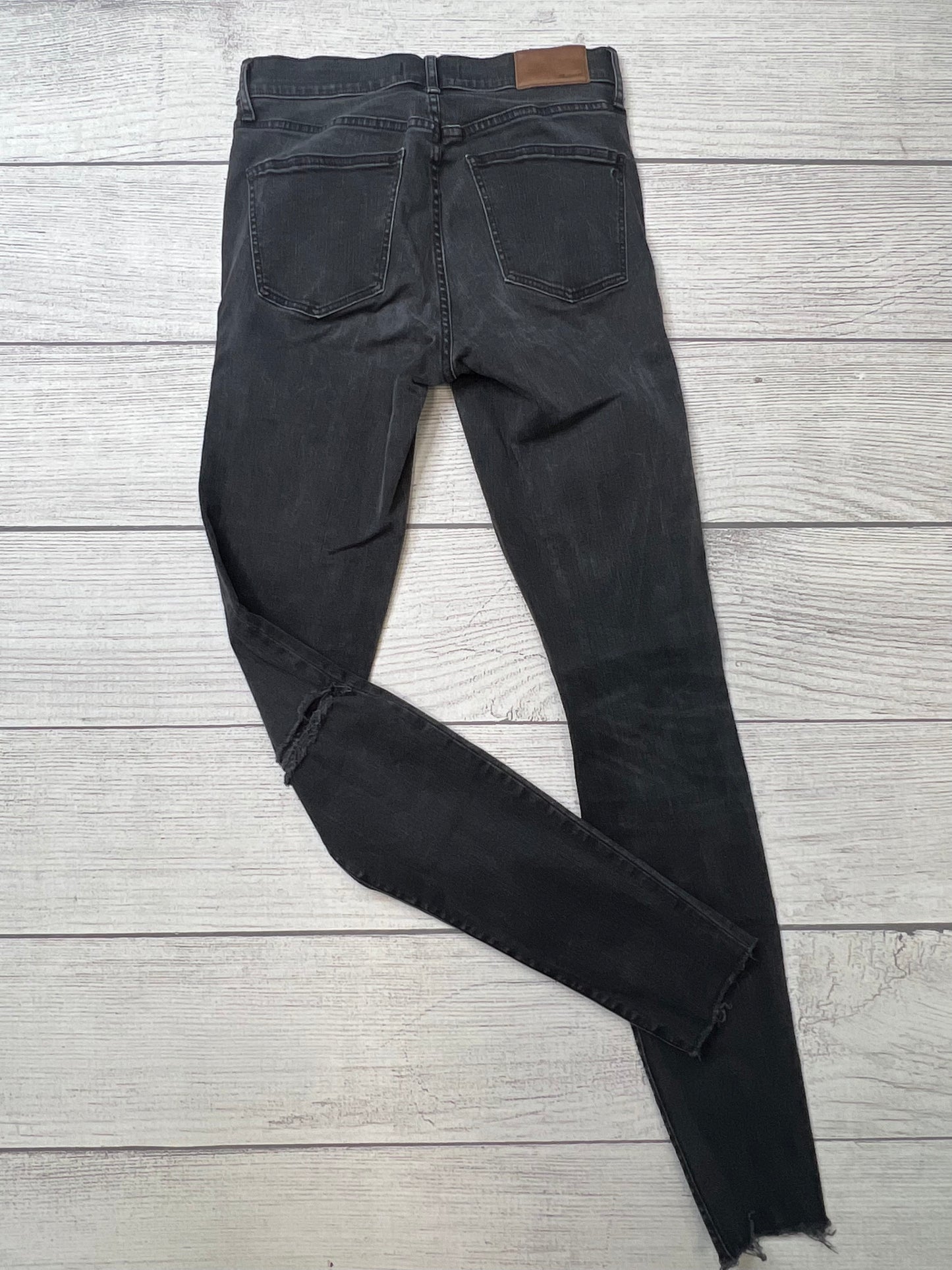 Black Denim Jeans Designer Madewell, Size 6long