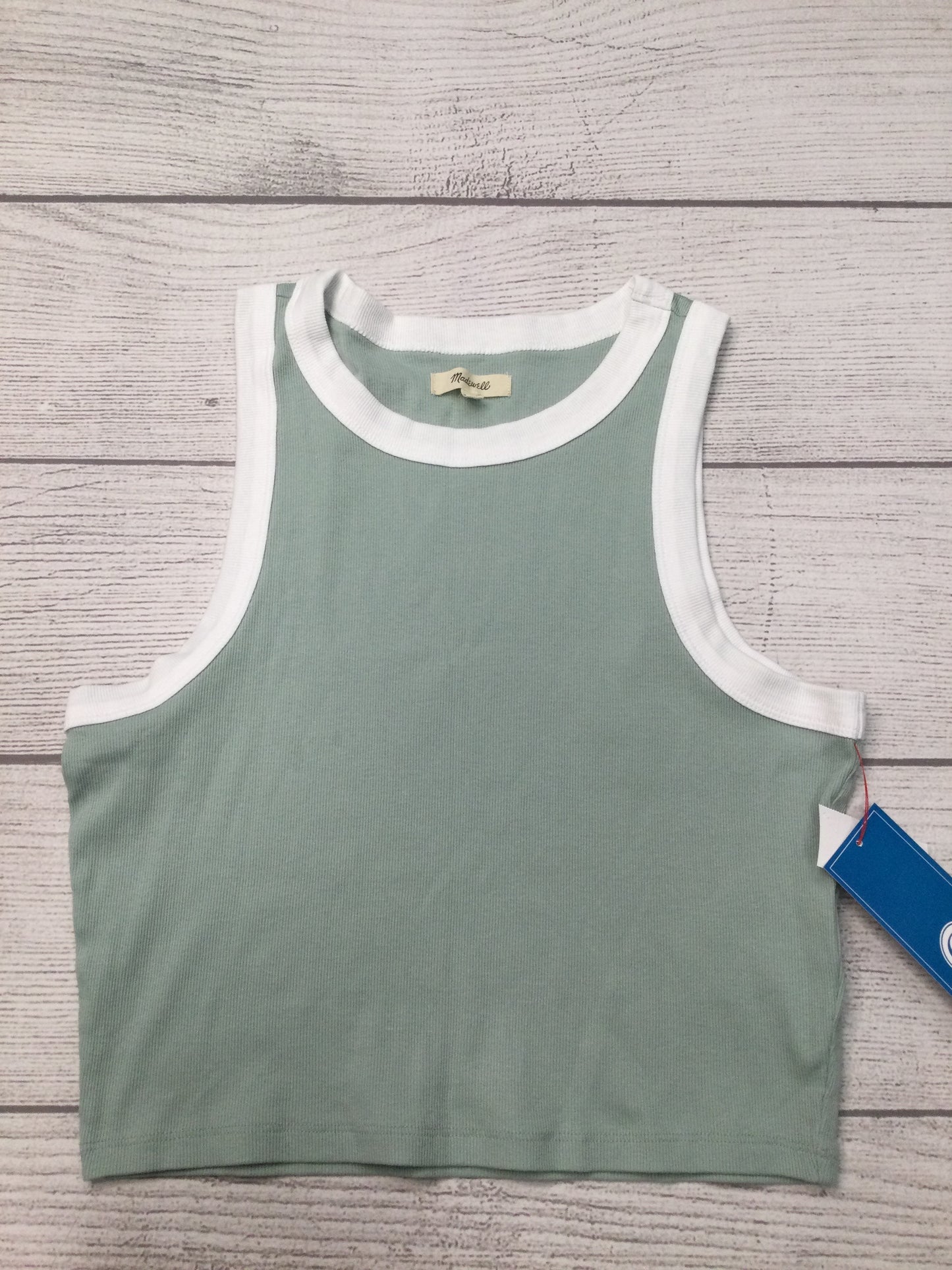 Top Sleeveless Basic By Madewell In Green, Size: L