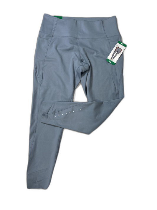 Athletic Leggings By Danskin In Blue, Size: Xl