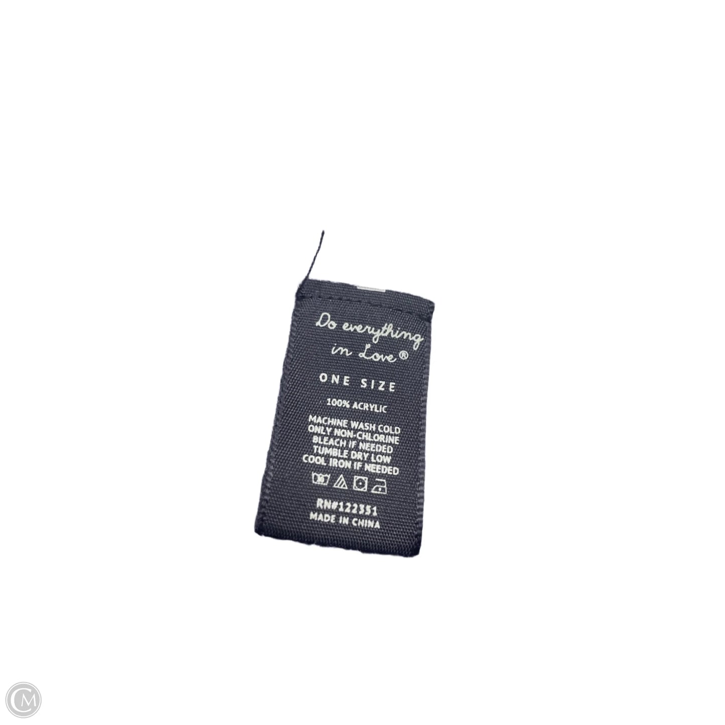 Shawl By Do Everything In Love In Navy, Size: Osfm