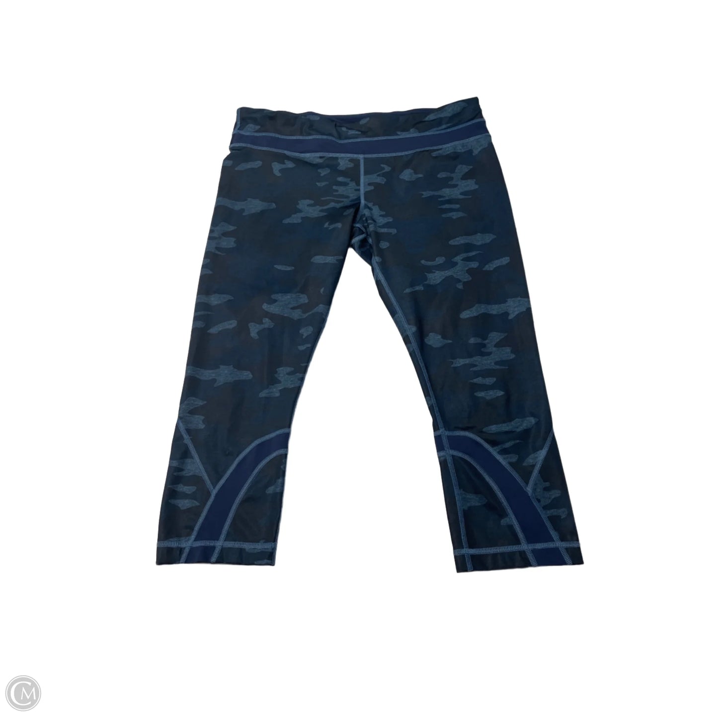 Athletic Capris By Lululemon In Camouflage Print, Size: L