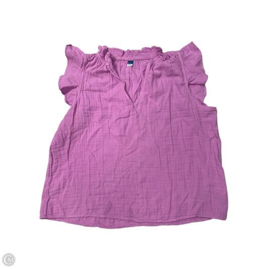 Top Short Sleeve By Old Navy In Purple, Size: L