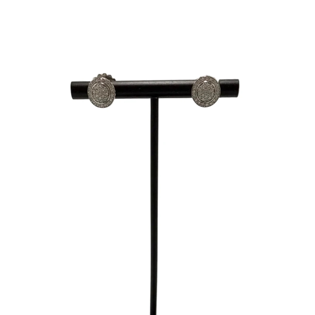 David Yurman Petite Albion Pave Diamond Stud Luxury Earrings