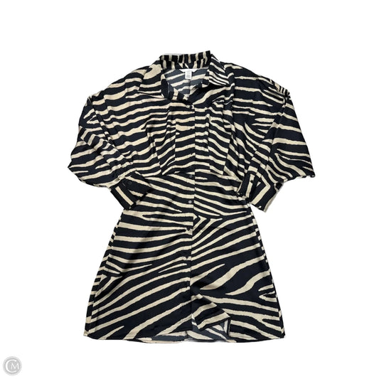 Dress Casual Short By H&m In Black & Brown, Size: S