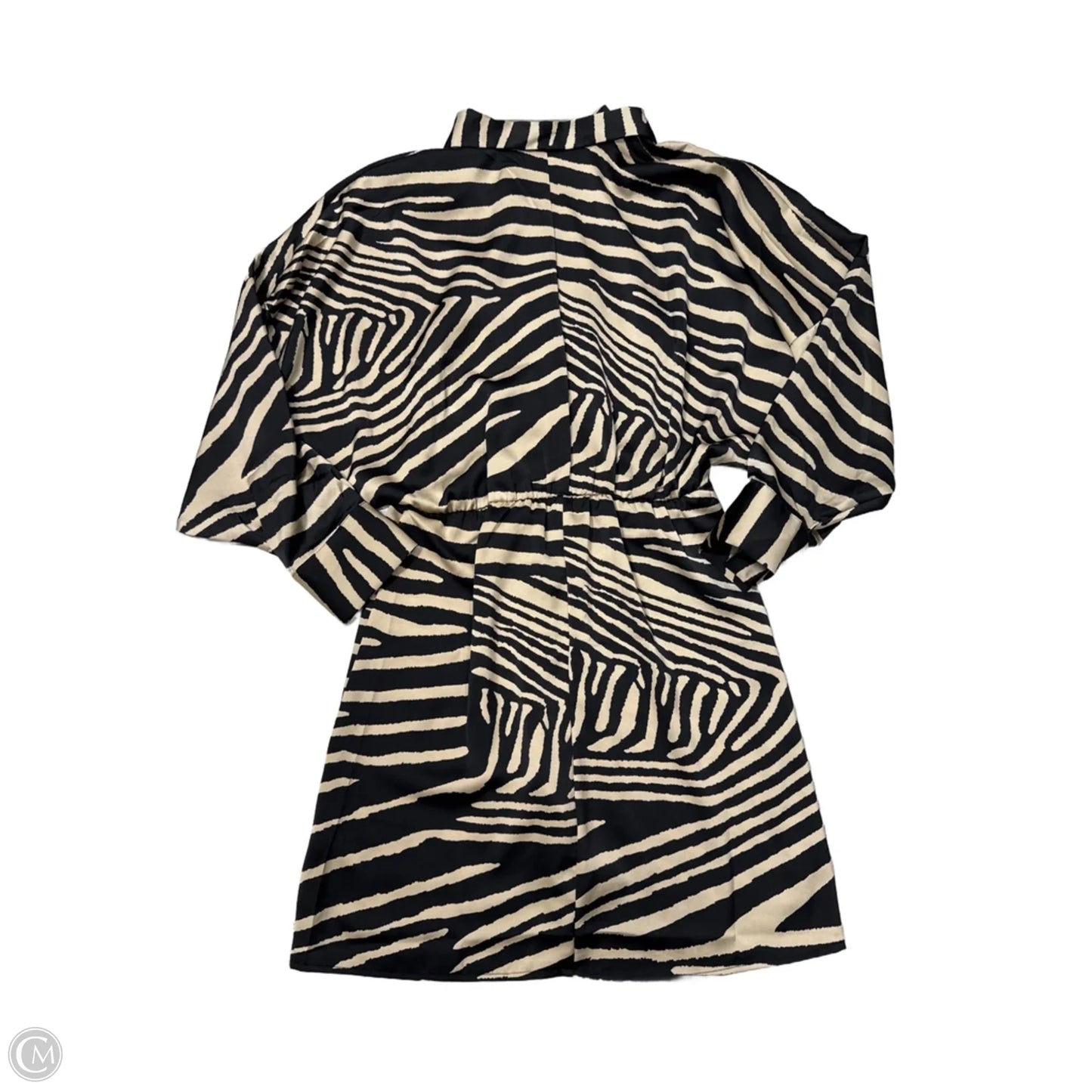 Dress Casual Short By H&m In Black & Brown, Size: S