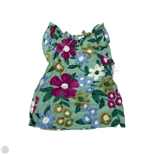 Top Short Sleeve By Entro In Green, Size: M