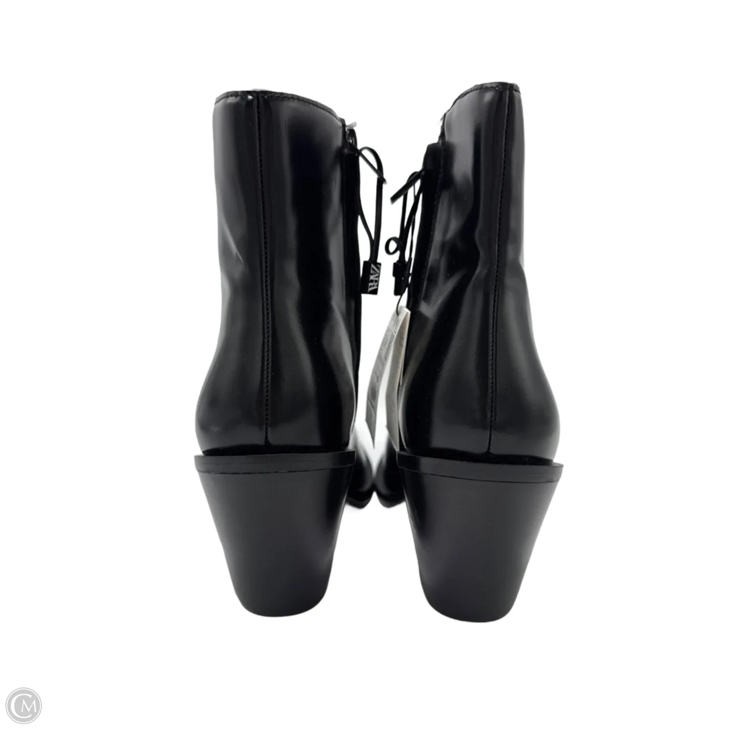 New! Boots Ankle Heels By Zara In Black, Size: 10