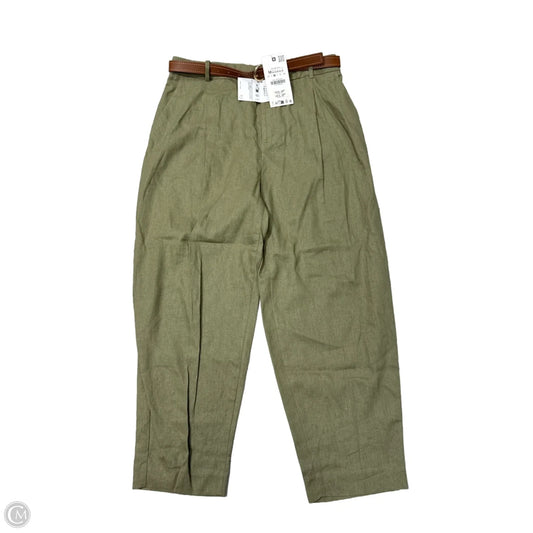 New! Pants Linen By Zara In Green, Size: M