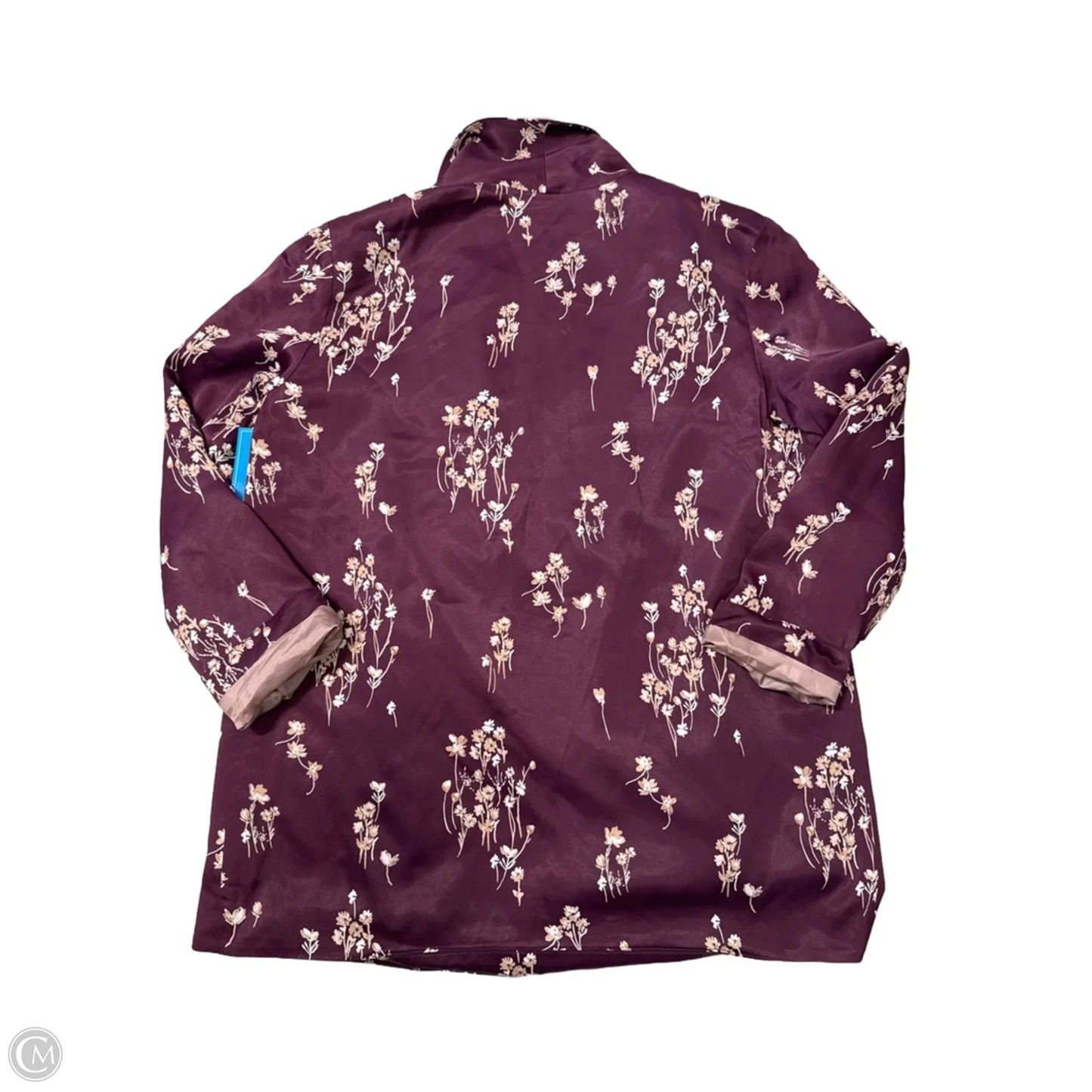 Blazer By Anthropologie In Purple, Size: L