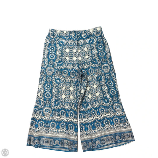 Pants Dress By Feather & Bone In Blue & White, Size: 14