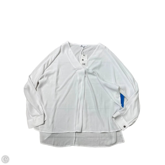 New! Top Long Sleeve By Dr2 In White, Size: Xl