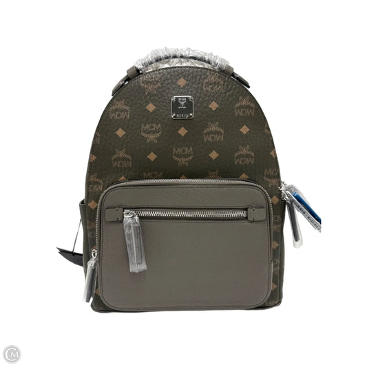 New! MCM Visetos Stark Luxury Designer Backpack