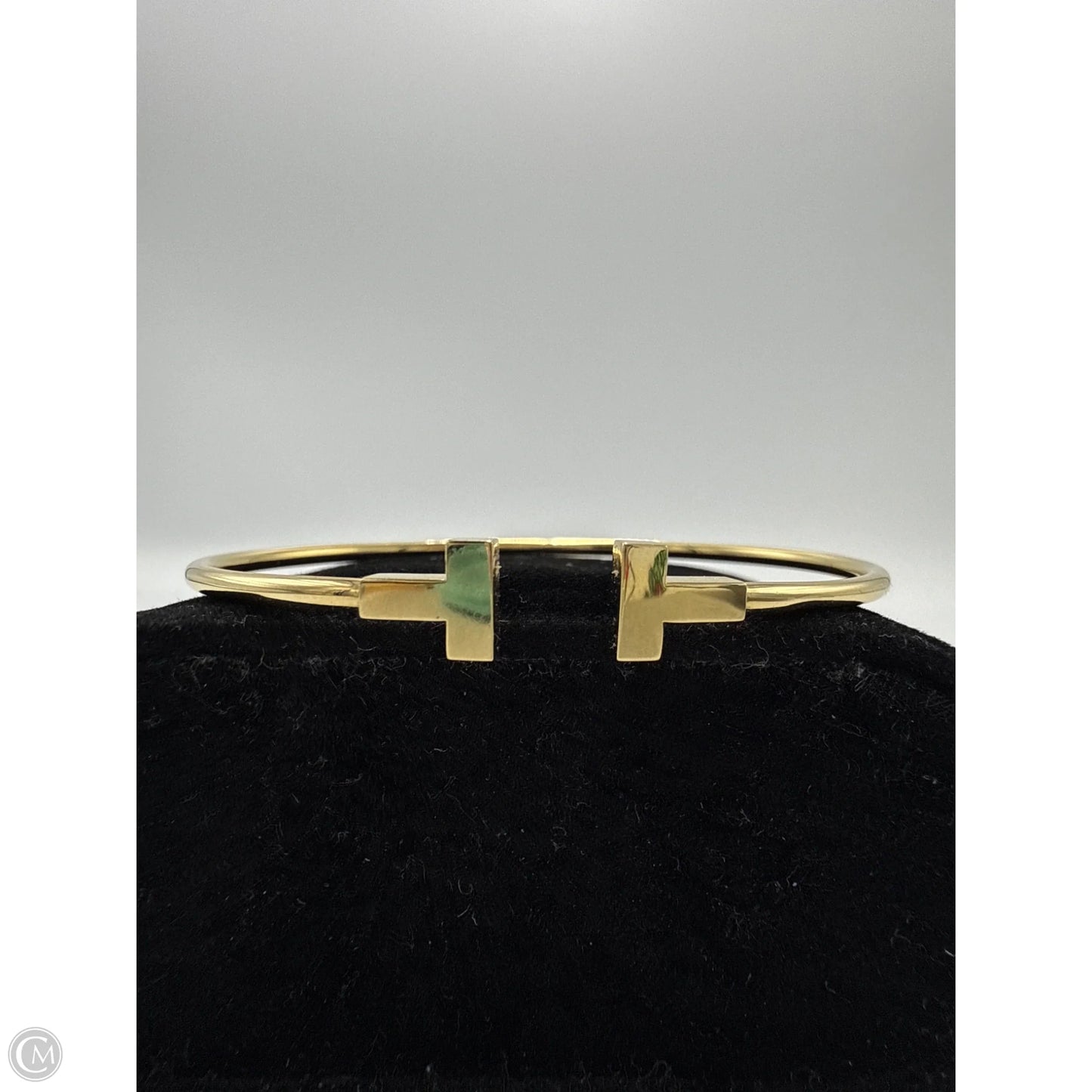 Tiffany & Company 18K T Wire Narrow Luxury Bracelet